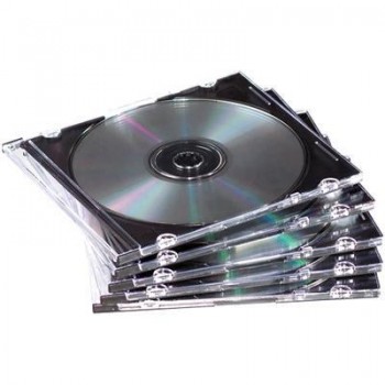 CAJAS CD SLIM PLASTICO PACK 25 UDS. FELLOWES 98316