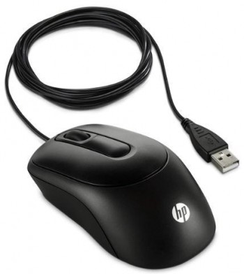 RATÓN CON CABLE USB HP X900 COLOR NEGRO  V1S46AA