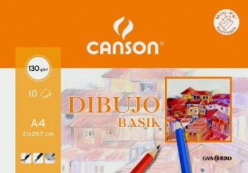 LÁMINAS DE DIBUJO BASIK CANSON