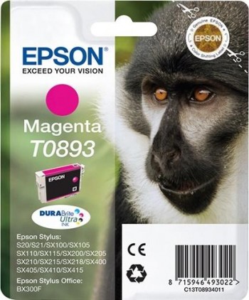 INKJET EPSON T0893 MAGENTA