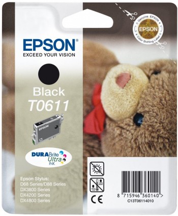 INKJET EPSON T061140 NEGRO D88 DX3800