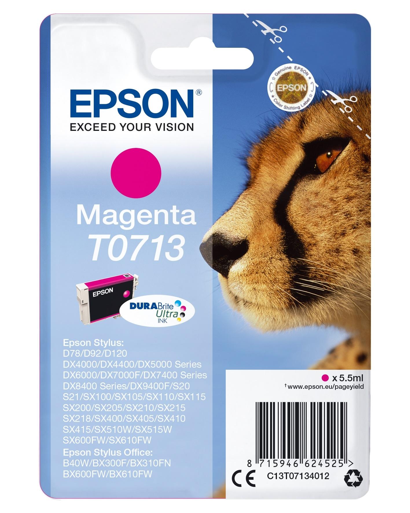 INKJET EPSON T071340BO MAGENTA STY D78