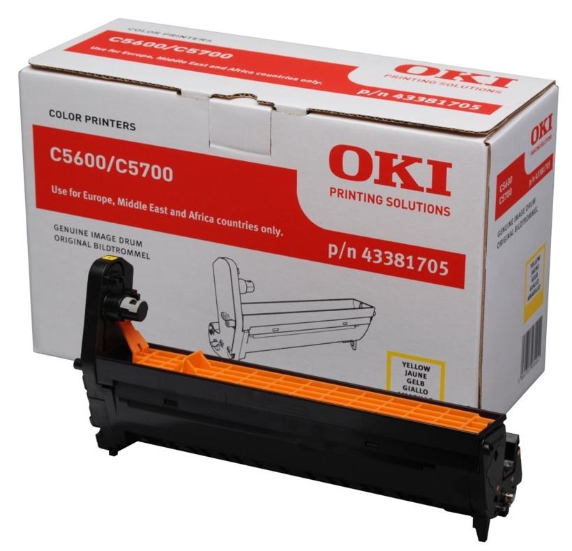 TAMBOR OKI C5700/5600 amarillo 43381705 20000-copias