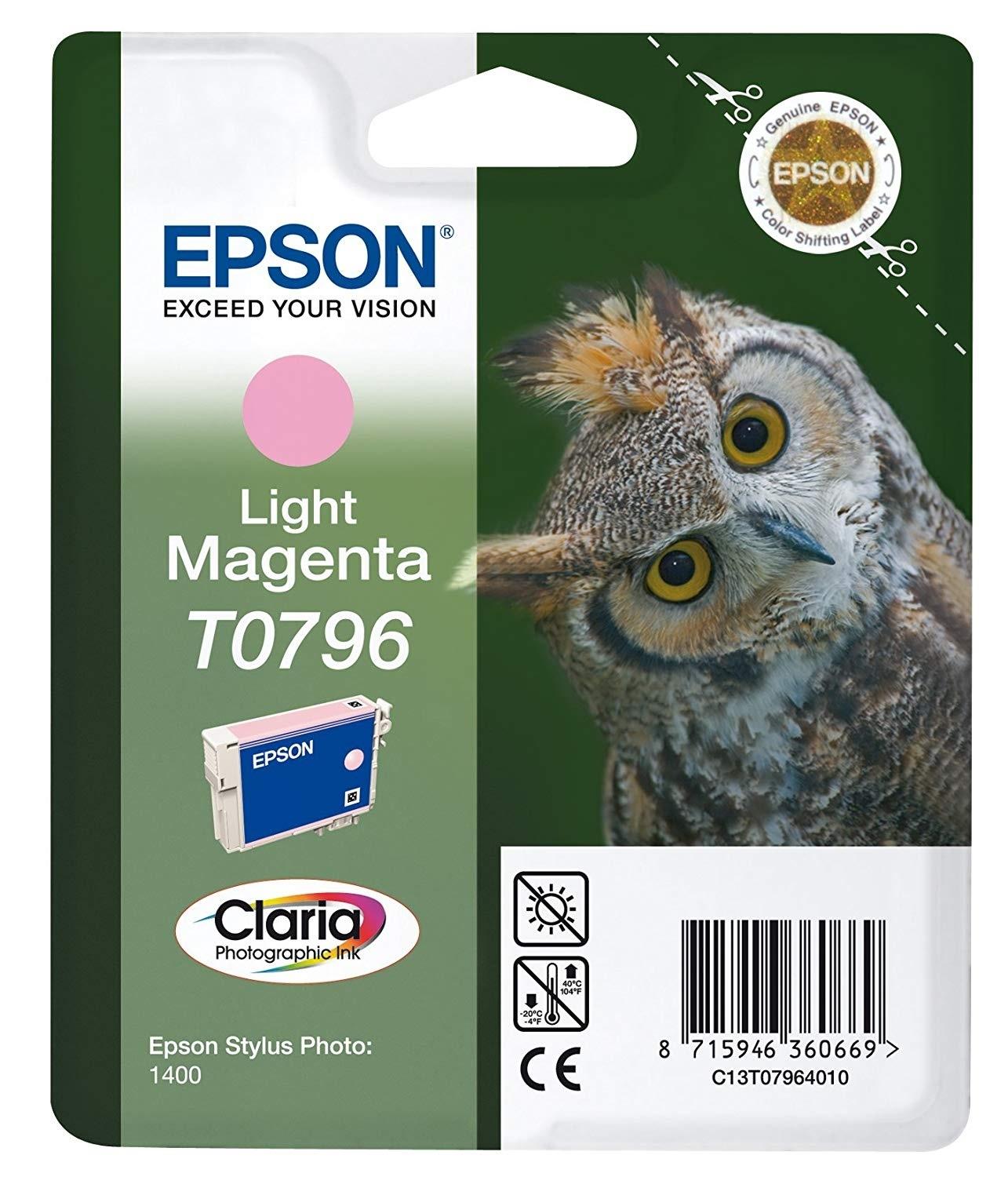 INKJET EPSON T0796 MAGENTA CLARO 1400