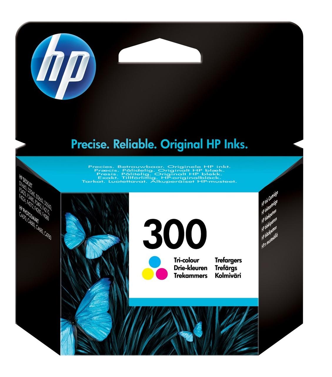 INKJET HP 300 COLOR  CC643EE 4ML