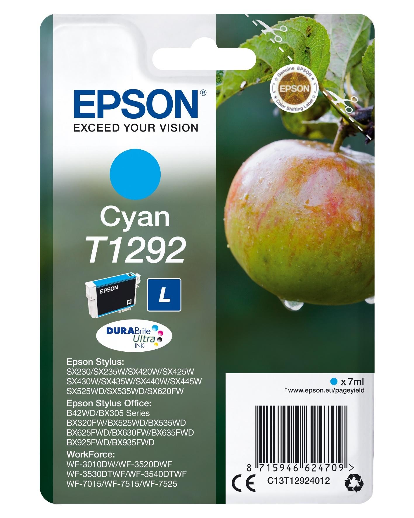 INKJET EPSON T1292 CYAN