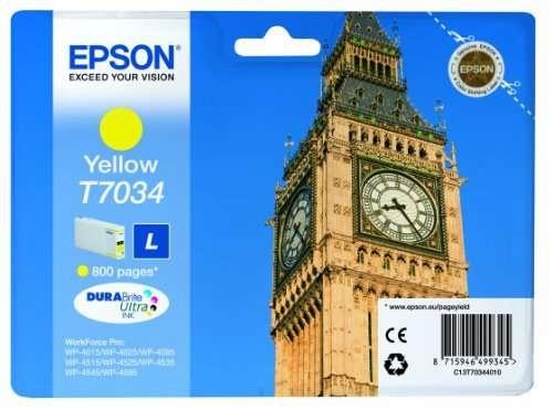 INKJET EPSON T7034 AMARILLO WP4525