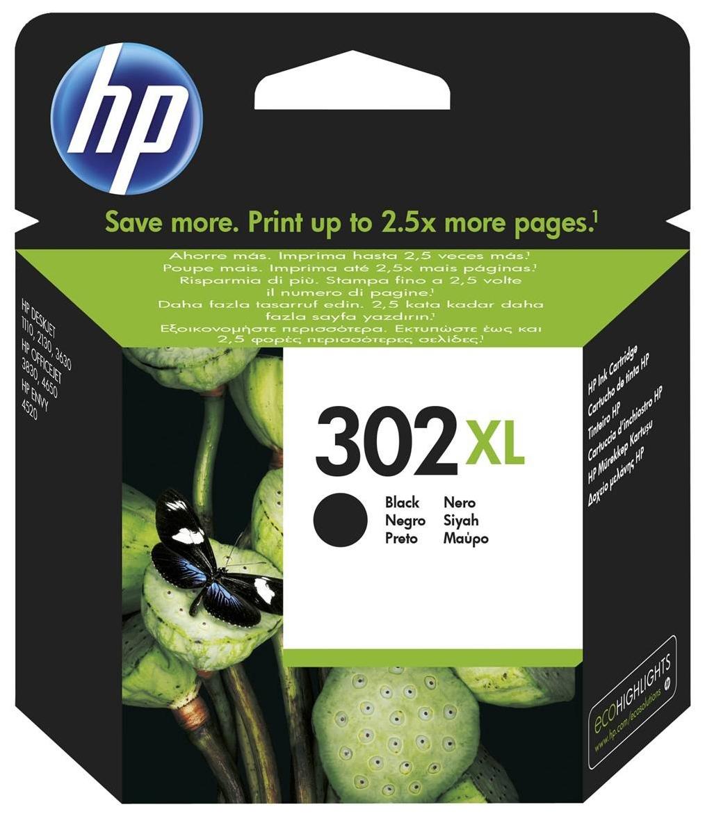 INKJET HP 302 XL NEGRO F6U68AE
