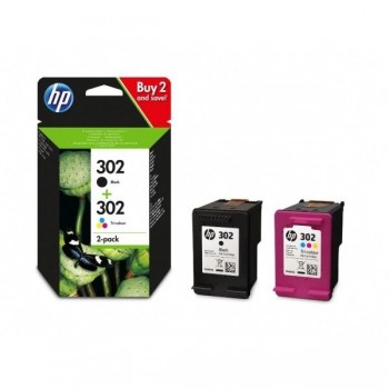 INKJET HP 302 PACK NEGRO + COLOR X4D37AE